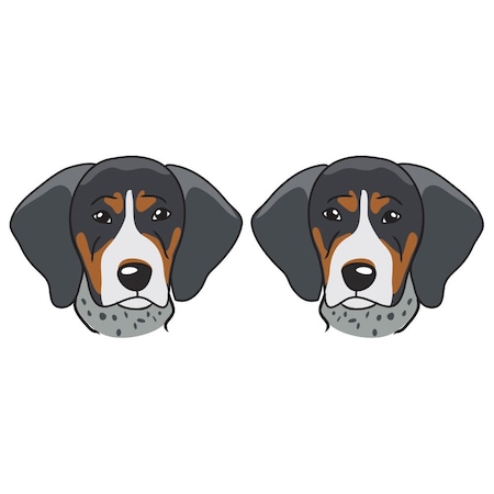 Signmission Bluetick Coonhound Dog Decal, Dog Lover Decor Vinyl Sticker D-18-Bluetick Coonhound